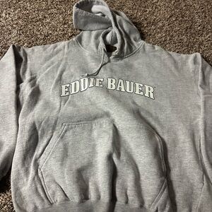 Eddie Bauer Gray women Hoodie large